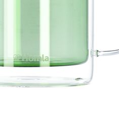 Homla CEMBRA Steklo z dvojno steno, zeleno 0,45 l