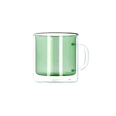 Homla CEMBRA Steklo z dvojno steno, zeleno 0,45 l