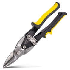 Deli Tools edl20030 škarje za pločevino, 250 mm (črne/rumene)