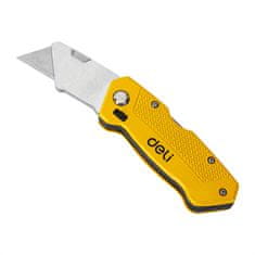 Deli Tools univerzalni nož z izvlečnim rezilom edl006z (rumena)