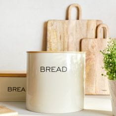Homla ETMI okrogla posoda za kruh s pokrovom iz bambusa 23x24 com