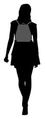 Ženski usnjen nahrbtnik CF1778 Vino