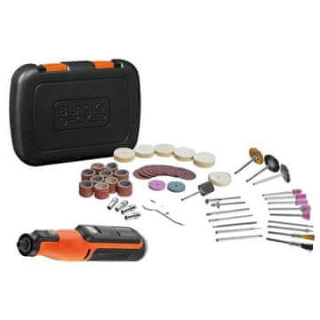 shumee BLACK+DECKER MULTI BRUSILNIK. 8V +52kos. DODATKI BCRT8IK