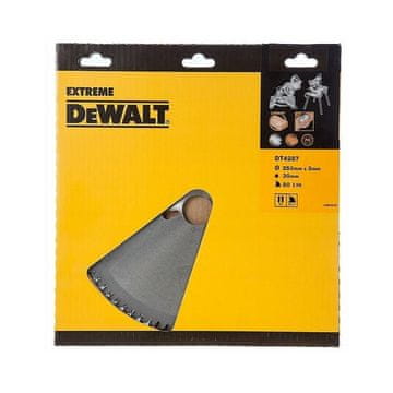 shumee Dewalt žagin list 250 x 30 mm x 80 oz DT4287-QZ za les, aluminij, PVC laminate