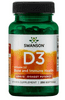 Swanson Vitamin D3, 5000 ie, večja učinkovitost, 250 mehkih kapsul