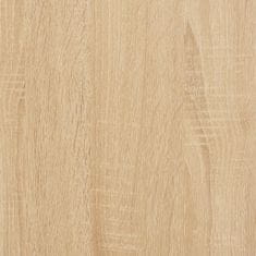 Vidaxl Stenska omarica sonoma hrast 60x36,5x35 cm inženirski les