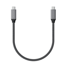 Satechi kabel, pleten, USB-C, 40Gb/s, 25 cm, siv