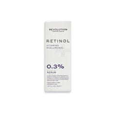 Revolution Skincare Pleť serum 0,3% Retinol z vitamini in Hyaluronic Acid 30 ml