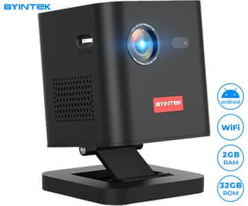 Byintek P19 prenosni projektor, 3D, DLP, LED, Android (PROJ-BYI-P19)