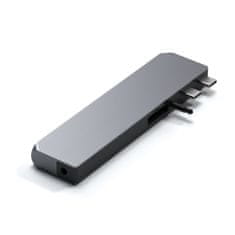 Satechi USB4 Multiport Adapter priključna postaja, 1xHDMI, USB-C PD, RJ-45, 2x USB-A, 1x USB-A, Micro/SD, 3.5mm audio, siva