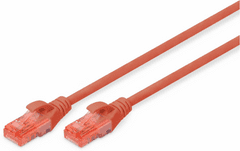 Digitus UTP kabel, CAT.6, 0,25m, rdeč (DK-1617-0025/R)