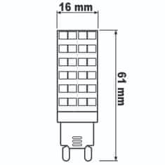 LUMILED LED žarnica G9 CAPSULE 7W = 60W 670lm 6500K Hladno bela 360°