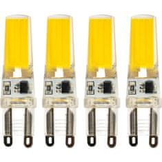 LUMILED 4x LED žarnica COB G9 CAPSULE 5W = 50W 550lm 4000K Nevtralno bela 360°