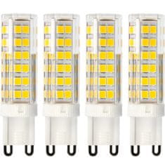 LUMILED 4x LED žarnica G9 CAPSULE 10W = 75W 970lm 3000K Toplo bela 360°