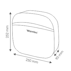 Volino Pretočni grelec za vodo z LCD prikazom temperature Wart Eco+