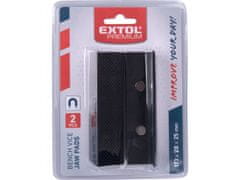 Extol Premium Zaščitne čeljusti za steznik 2 kosa, dolžina 113 mm, z magneti, TPU