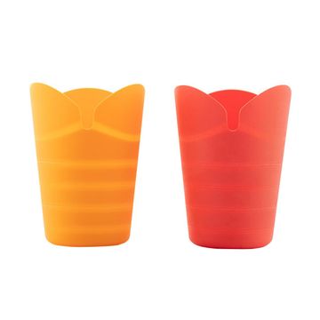 Northix 2x zložljivi skledi za pokovko za mikrovalovno pečico