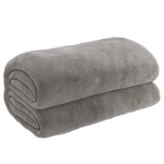 Vidaxl Obtežena odeja s prevleko siva 137x200 cm 6 kg blago
