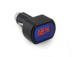 BIGSTREN LCD voltmeter Merilnik napetosti avtomobilske baterije 12-24V ISO 961