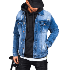 Dstreet Moška denim jakna DINA modra tx4367 XL