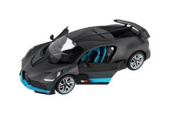 Teddies Avto RC Buggatti Divo RASTAR siva plastika 32cm 2,4GHz daljinski upravljalnik z baterijo v škatli 43x18cm
