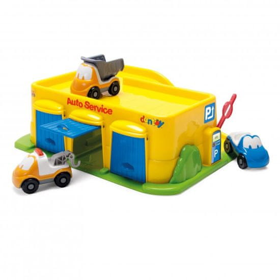 Dantoy Avtomobilski servis Fun Cars s 3 avtomobili 4 kosi 12m+