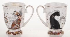 ZAKLADNICA DOBRIH I. Komplet za čaj in kavo iz porcelana z dekorjem Mačke