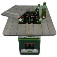 Vidaxl Mizna plošča za zaboj za pivo siva