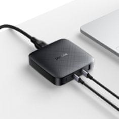 Ugreen CD226 polnilnik 3x USB-C / USB 100W PD, črna