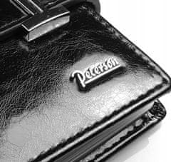 Peterson Usnjena torbica za dokumente s kovinsko zaponko