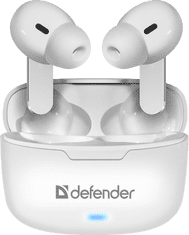 Defender Twins 903 brezžične slušalke, beli