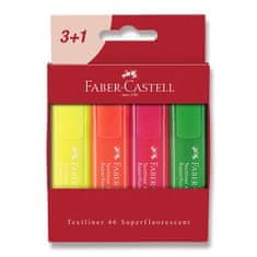 Faber-Castell Označevalnik Textliner 46 4 kosi