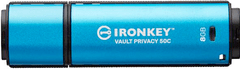 Kingston Ironkey Vault Privacy 50C USB ključ, 8GB (IKVP50C/8GB)