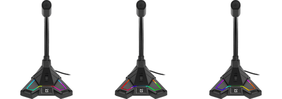 Defender Pitch GMC 200 gaming/streaming mikrofon, RGB LED