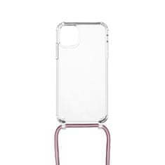 FIXED Pure Neck zaščitni ovitek z roza vrvico za okoli vratu za Apple iPhone 11 (FIXPUN-428-PI)