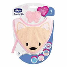 Chicco Chinstrap z gnatom, roza, od 4m +