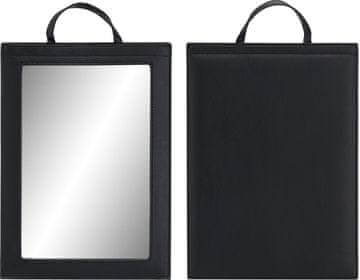 shumee Ogledalo Q-32-BLACK veliko frizersko ogledalo z ročajem