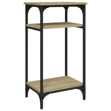Vidaxl Stranska mizica sonoma hrast 40x30x75 cm inženirski les