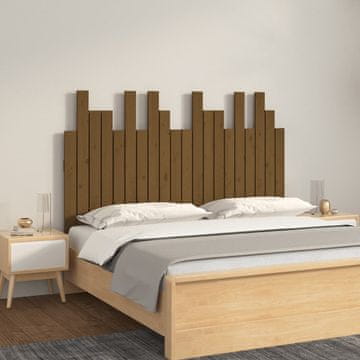Vidaxl vidaXL Vzglavje postelje 127,5x3x80 cm borov les