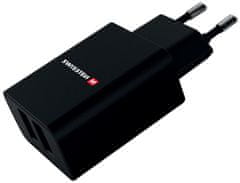 SWISSTEN Smart Ic 2X Usb 2.1A Power + Data Cable Usb/Lightning 1.2 M Black