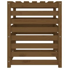 Vidaxl Kompostnik siv 63,5x63,5x77,5 cm trdna borovina