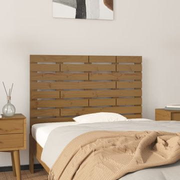 Vidaxl vidaXL Vzglavje postelje 96x3x63 cm masivni borov les