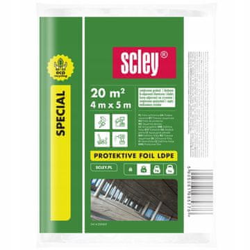 KAEM Debela zaščitna barvna folija 4 x 5 m SCLEY