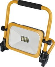 Emos LED reflektor ACCO prenosni akumulatorski, 20W, rumena barva, hladna bela