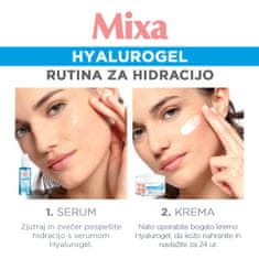 Mixa Hyalurogel Rich nega za intenzivno vlaženje občutljive in suhe kože 50ml