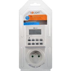 Solight DT03 Digitalno časovno stikalo, 16 načinov, LCD