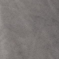 Greatstore Obtežena odeja s prevleko siva 200x220 cm 13 kg blago