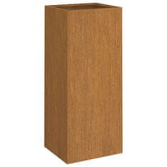 Vidaxl Cvetlično korito 32x29x75 cm corten jeklo