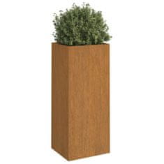 Vidaxl Cvetlično korito 32x29x75 cm corten jeklo
