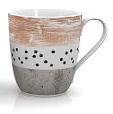 Domestic Keramični vrč 290ml DOTS II, mešanica dekorjev